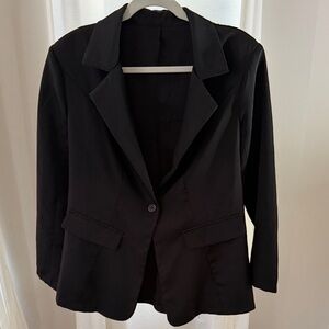 SHEIN Elegant Black Blazer